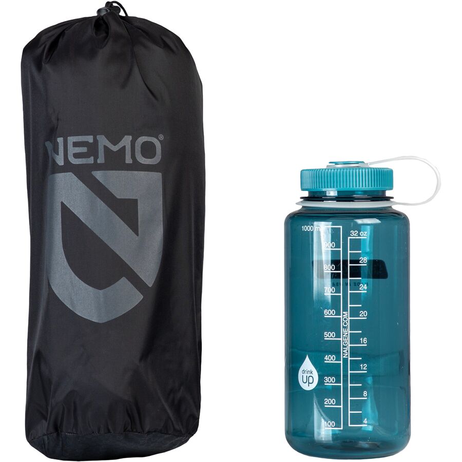 NEMO Equipment Inc. Fillo King Pillow Black Pearl/Birch Bud