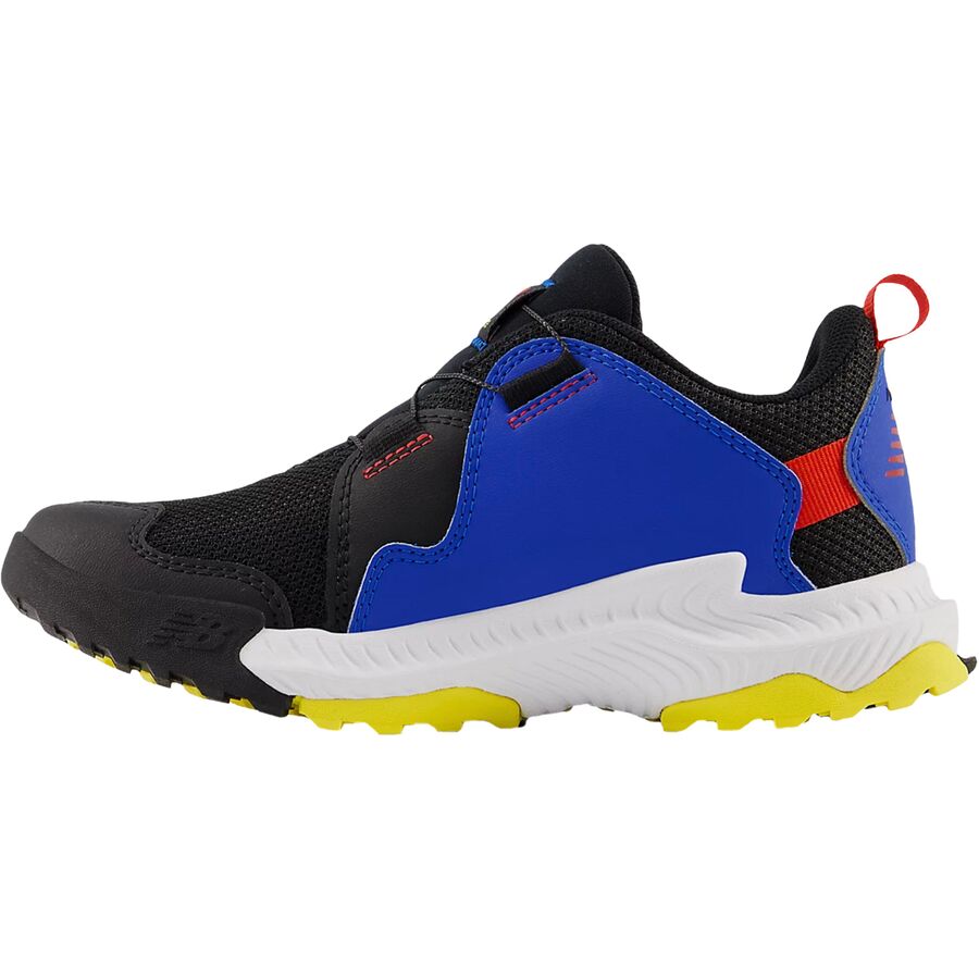 New Balance Dynasoft Trail Magic BOA Shoe - Toddlers' Black/Blue Oasis/True Red