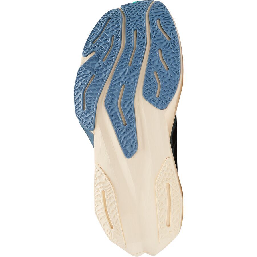 New Balance FuelCell Rebel V4 Running Shoe - Men's Heron Blue/Chrome Blue/Black/Cyber Jade