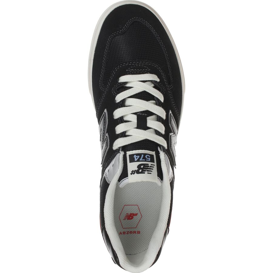 New Balance Numeric 574 Vulc Shoe - Men's Black/Grey