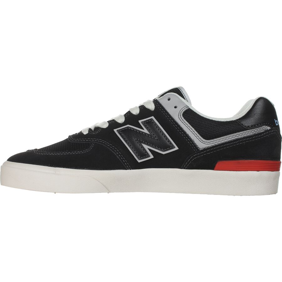 New Balance Numeric 574 Vulc Shoe - Men's Black/Grey