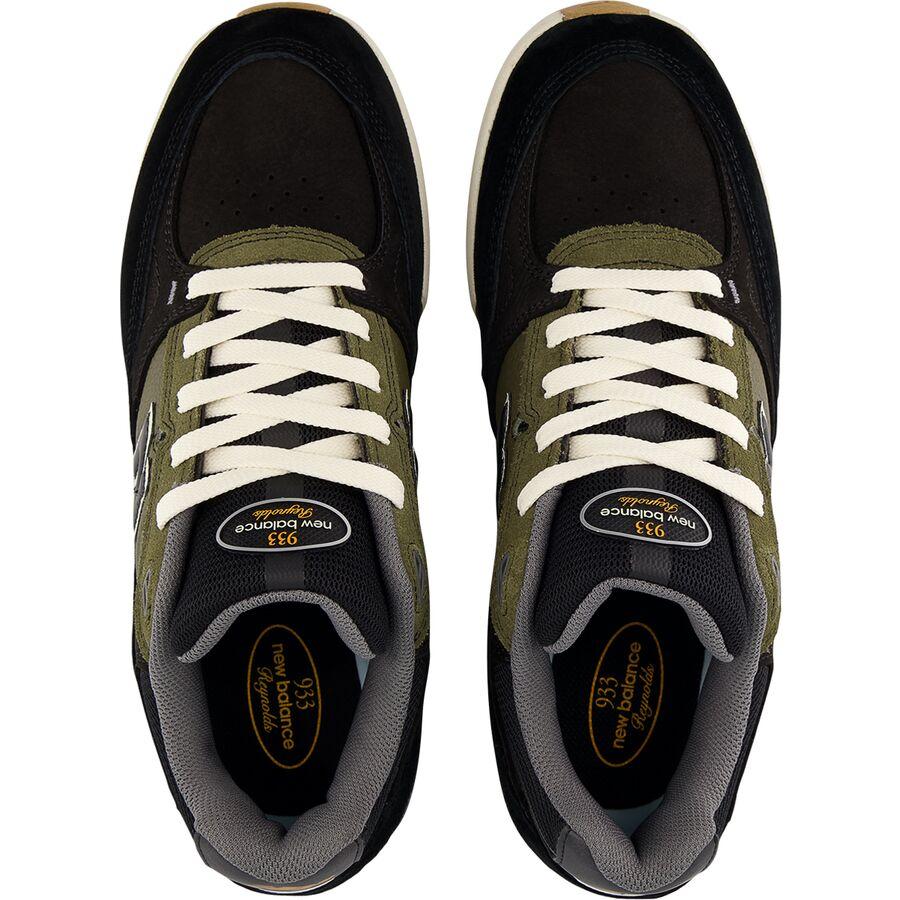 New Balance Numeric Andrew Reynolds 933 Shoe - Men's Black/Olive