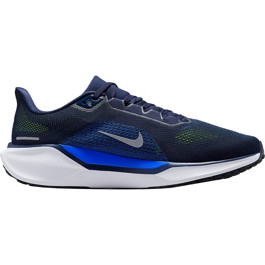 Nike Pegasus 41 Running Shoe - Men's Midnight Navy/Reflective Silver-Black-Volt