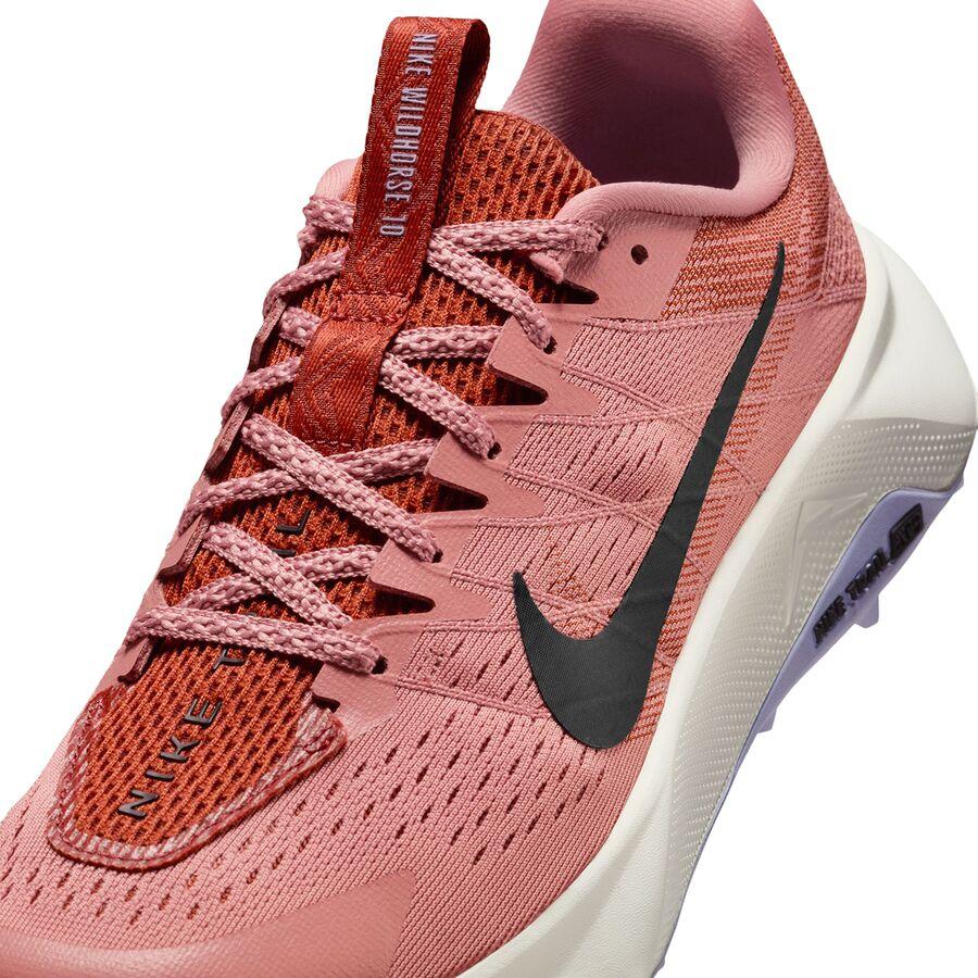 Nike Wildhorse 10 Trail Running Shoe - Women's Red Stardust/Black-Lilac Ice-Mink Brown