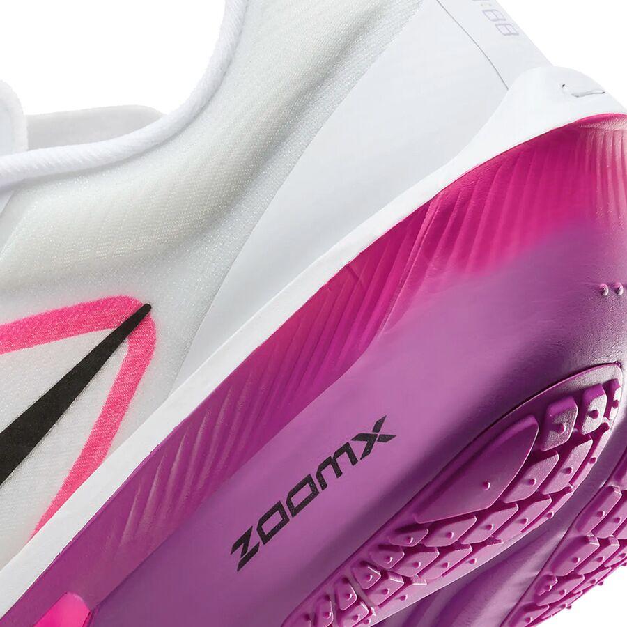 Nike Zoom Fly 6 Running Shoe - Women's White/Black-Vivid Grape-Hyper Pink