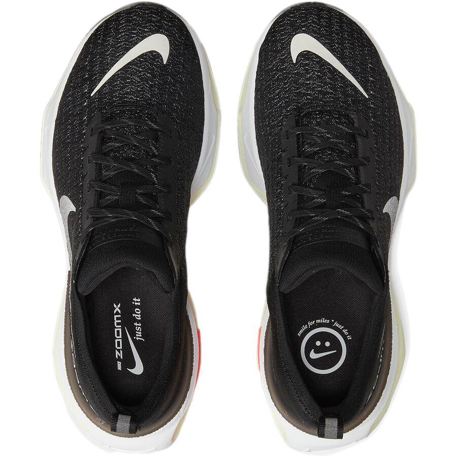 Nike ZoomX Invincible Run FK 3 Shoe - Men's Black/White/Dark Grey/White
