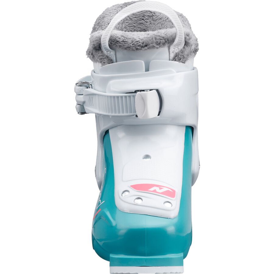 Nordica Speedmachine J1 Ski Boot - 2025 - Girls' Light Blue/White/Pink