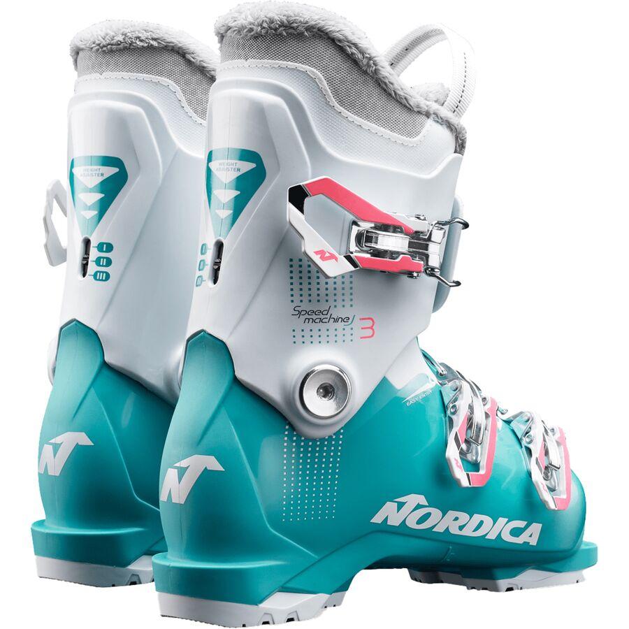 Nordica Speedmachine J3 Ski Boot - 2025 - Girls' Light Blue/White/Pink