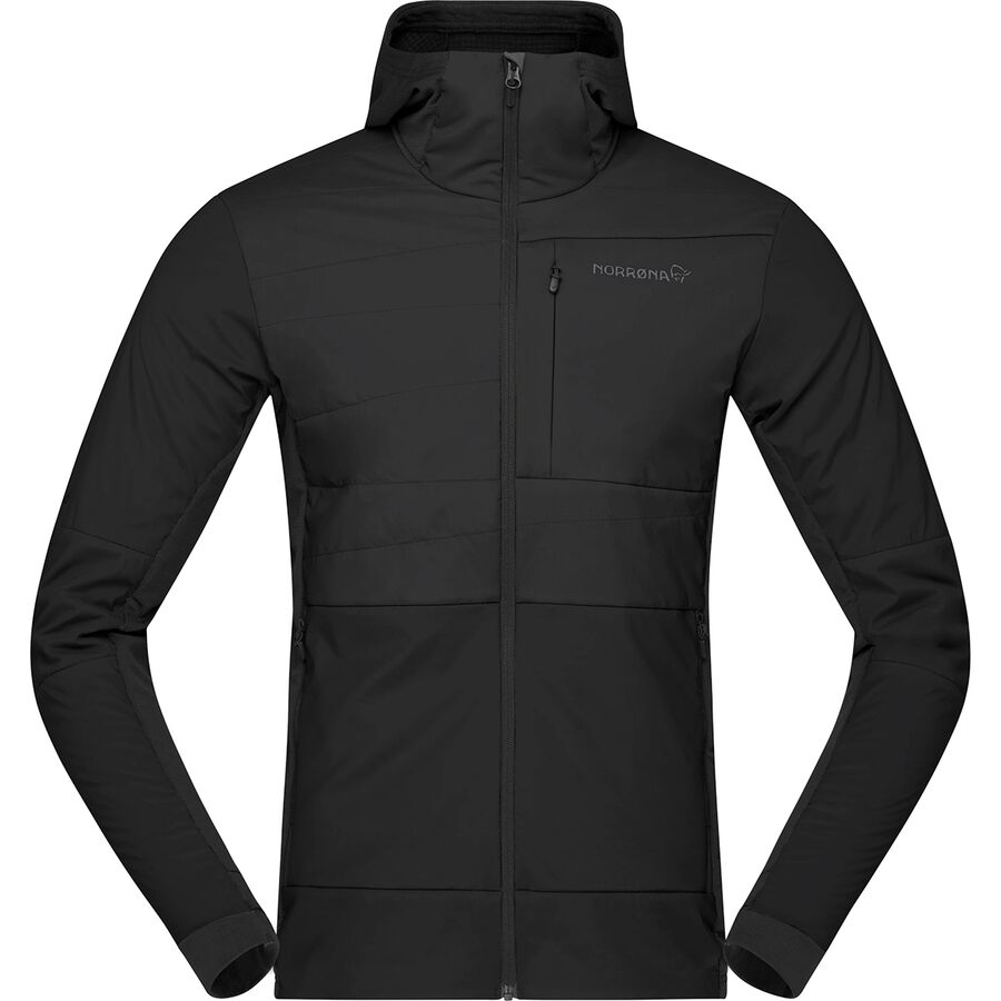 Norrona Falketind Alpha90 Insulated Zip Hood Jacket - Men's Caviar