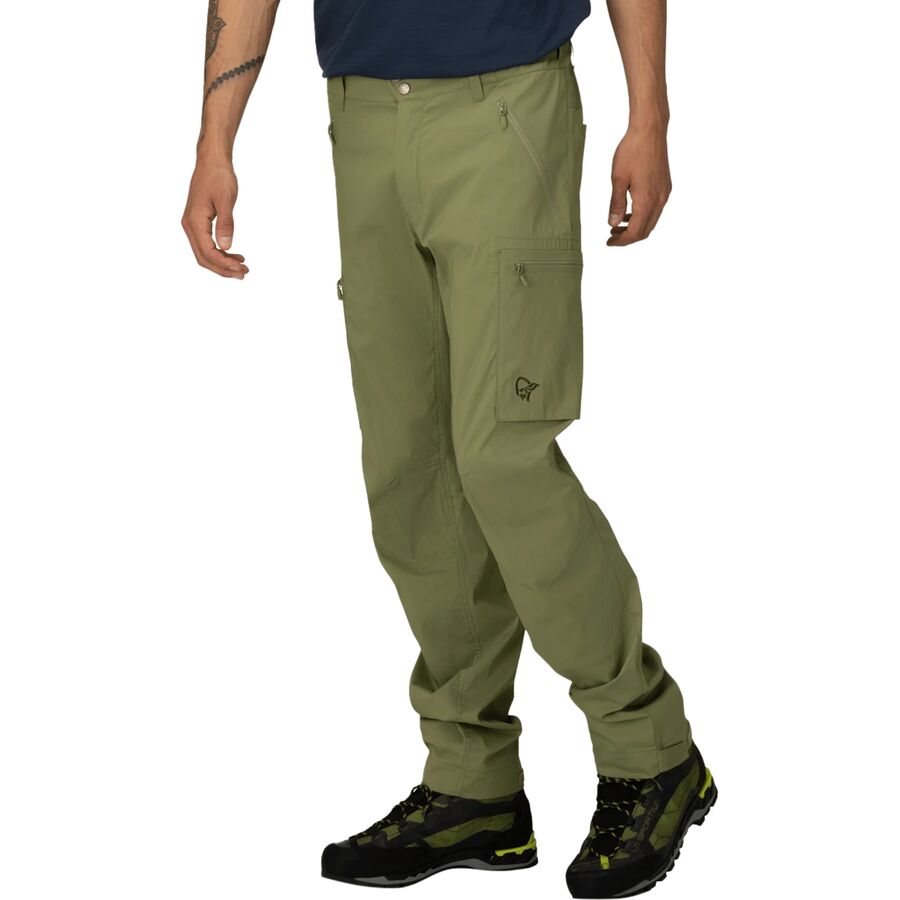 Norrona Femund Light Cotton Pant - Men's Loden Green