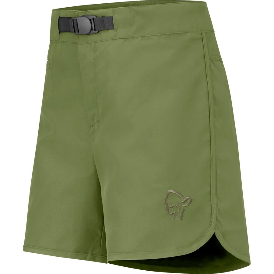 Norrona Femund Silent Grid Short - Women's Loden Green