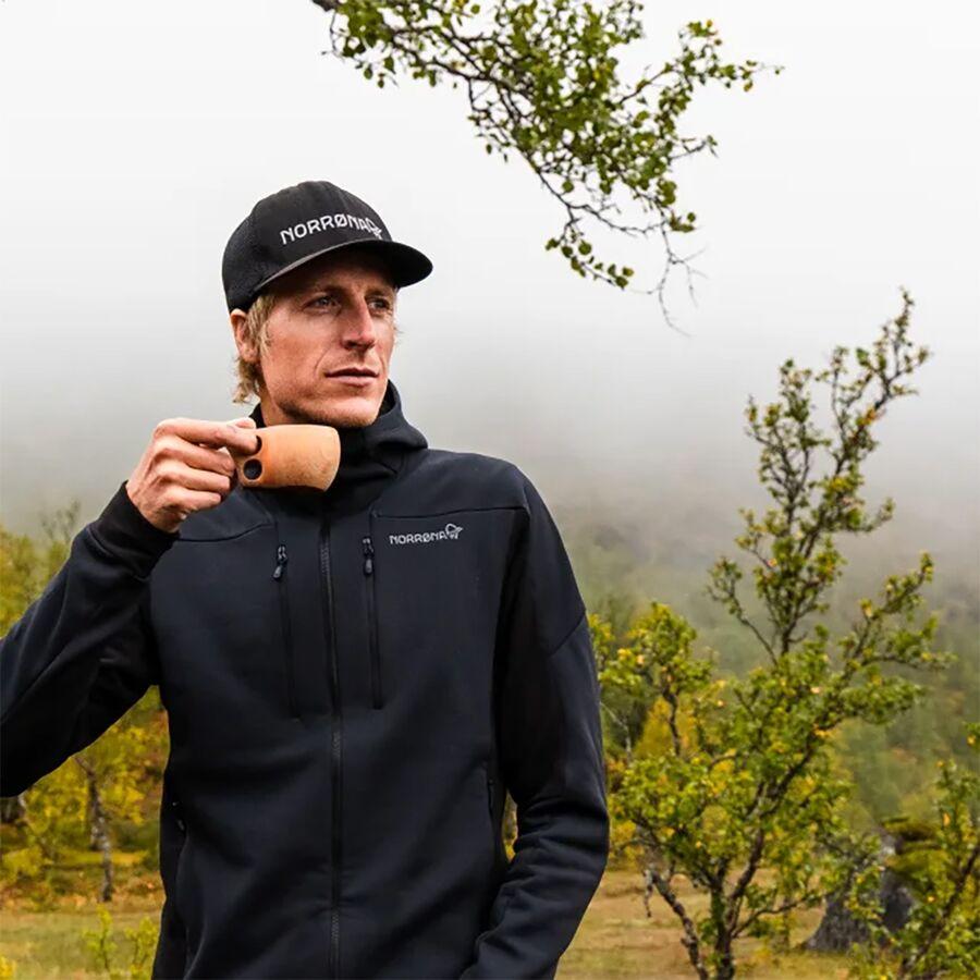 Norrona Trollveggen Powerstretch Pro Full-Zip Hooded Jacket - Men's Caviar