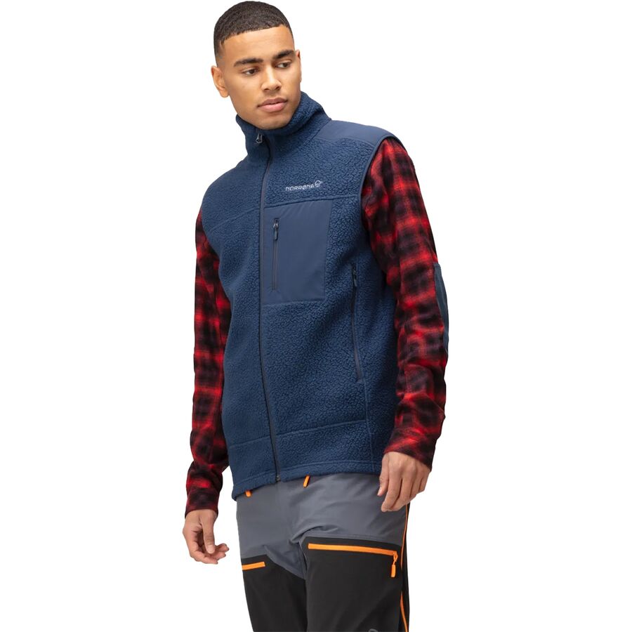 Norrona Trollveggen Thermal Pro Vest - Men's Indigo Night/Indigo Night