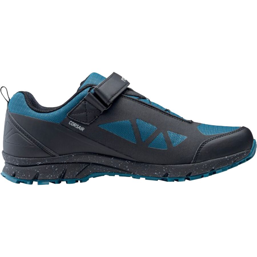 Northwave Corsair Mountain Bike Shoe - Men's Black/Blue Coral