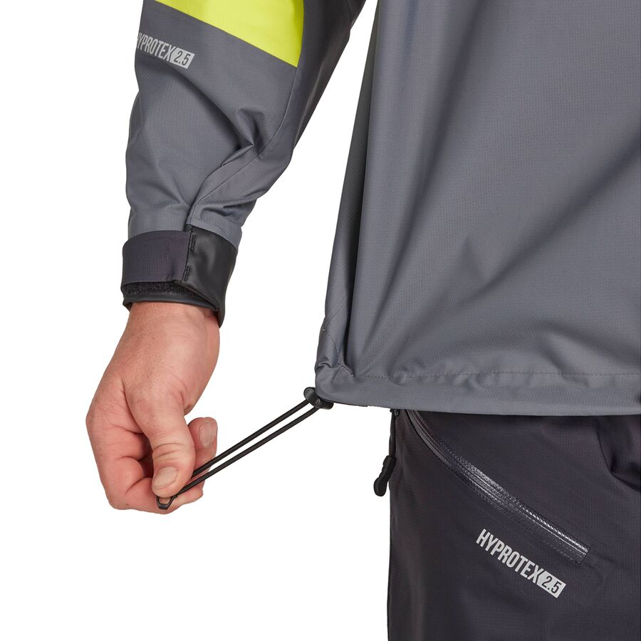 NRS Endurance Splash Jacket - Men's Chartreuse/Gray