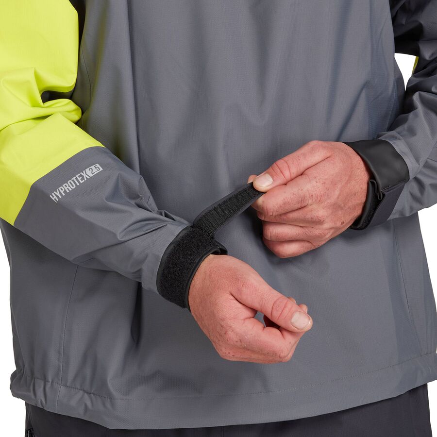 NRS Endurance Splash Jacket - Men's Chartreuse/Gray