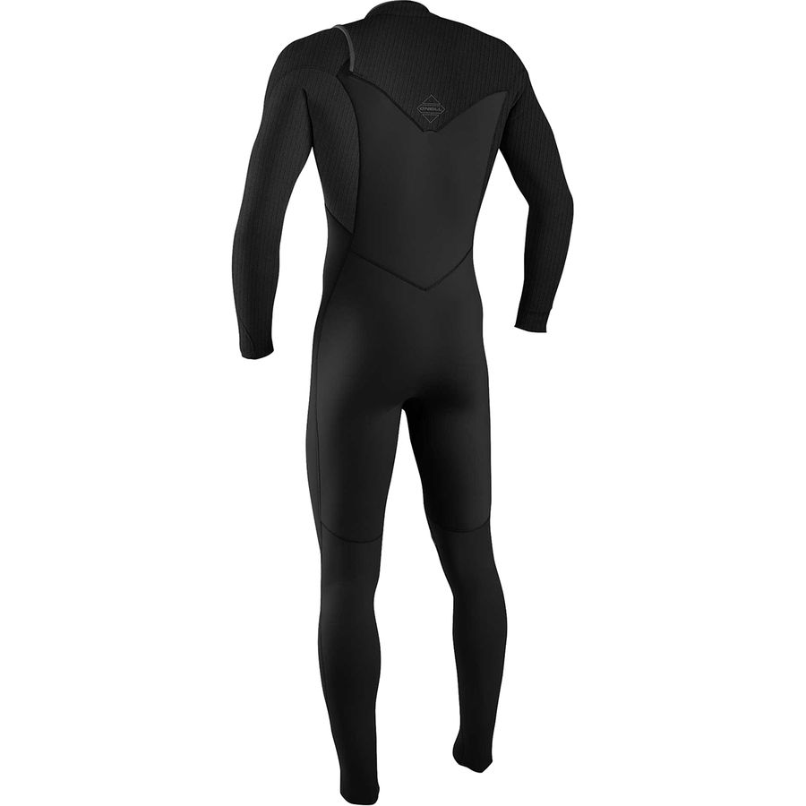 O'Neill Hyperfreak 3/2+mm Chest-Zip Full Wetsuit - Men's Black/Black