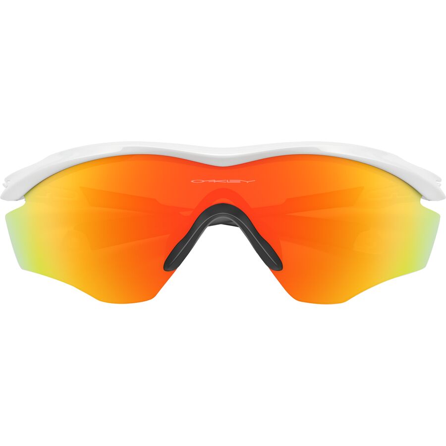 Oakley M2 Frame XL Sunglasses Polished White - Fire Iridium
