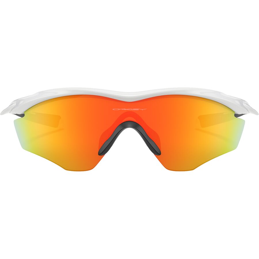 Oakley M2 Frame XL Sunglasses Polished White - Fire Iridium