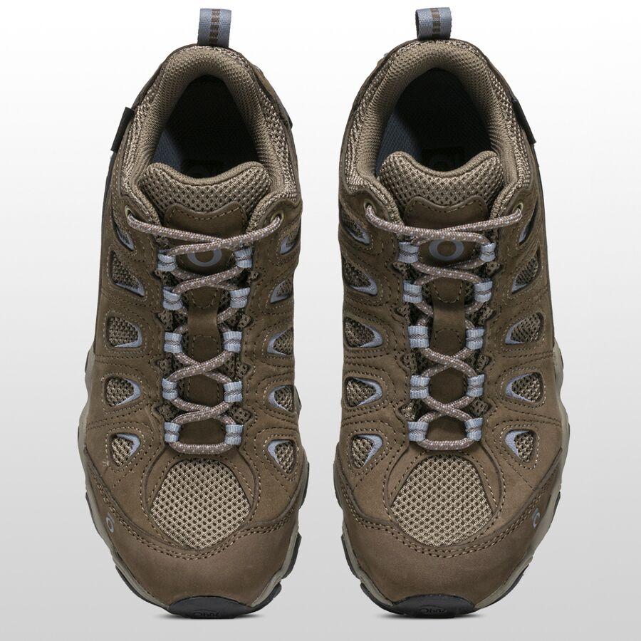 Oboz Sawtooth II Low B-Dry Hiking Shoe - Women's Frost Gray/Sage