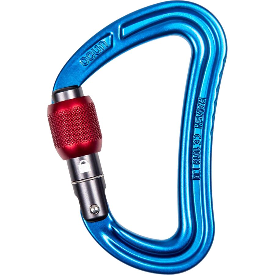 Ocun Raven Screw Carabiner - 3-Pack Red/Blue/Green