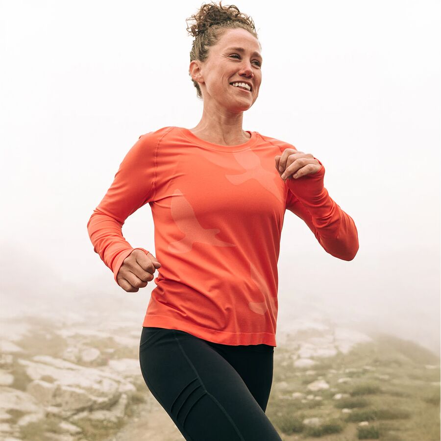 Oiselle Altitude Long-Sleeve Top - Women's Alpenglow