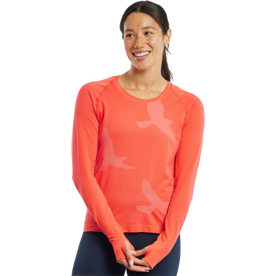 Oiselle Altitude Long-Sleeve Top - Women's Alpenglow