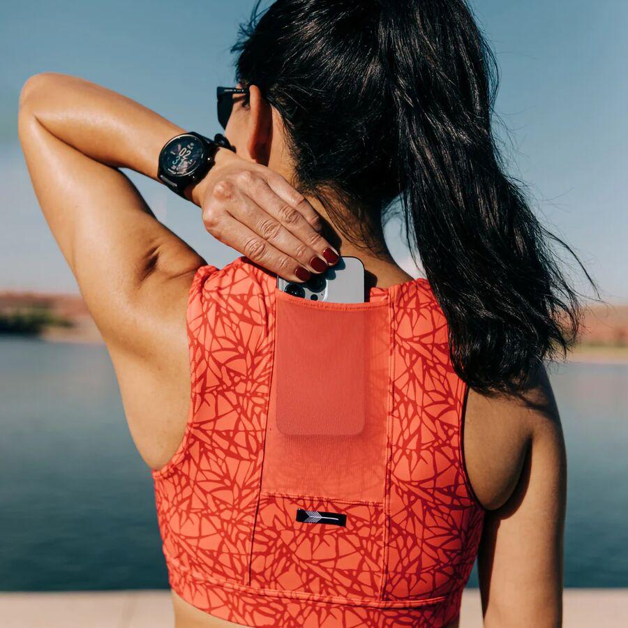 Oiselle Flyout Bra - Women's Alpenglow Monarch