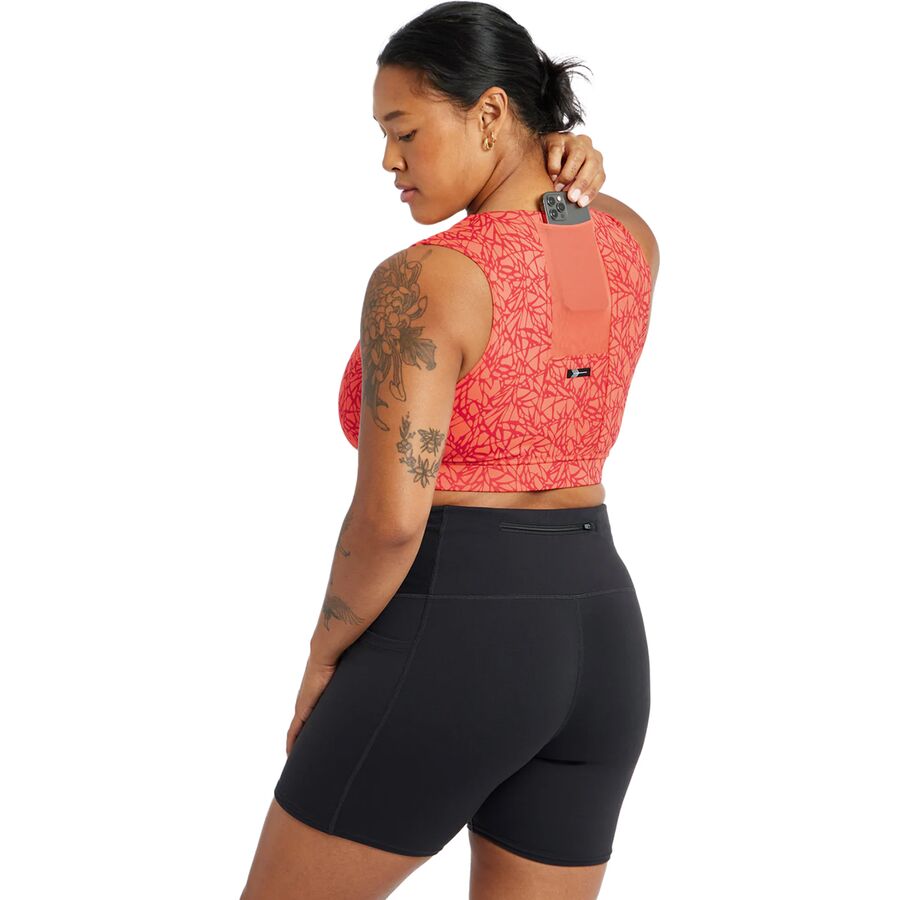 Oiselle Flyout Bra - Women's Alpenglow Monarch