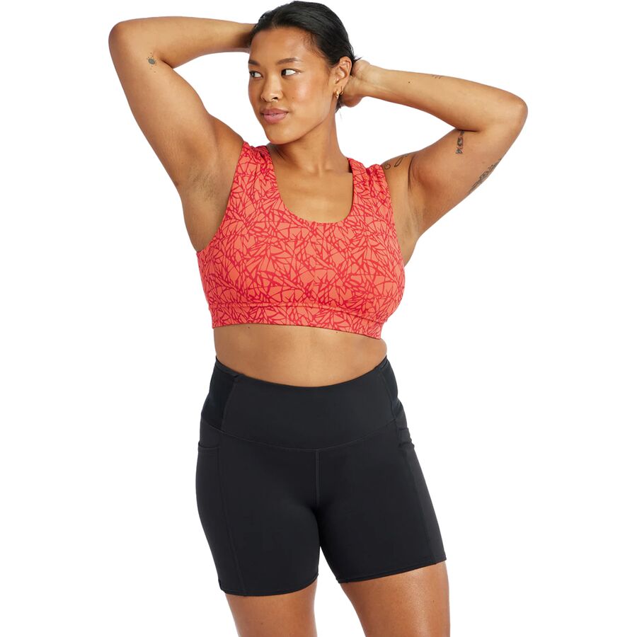 Oiselle Flyout Bra - Women's Alpenglow Monarch