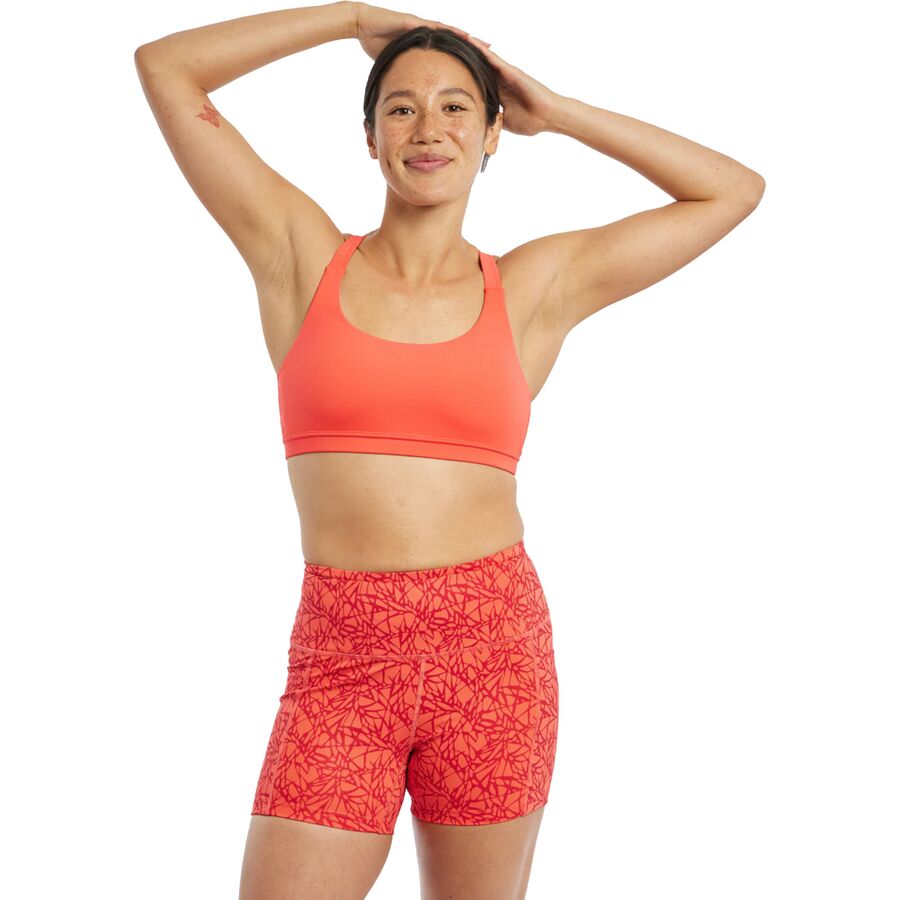 Oiselle Hi Twenty Bra - Women's Alpenglow