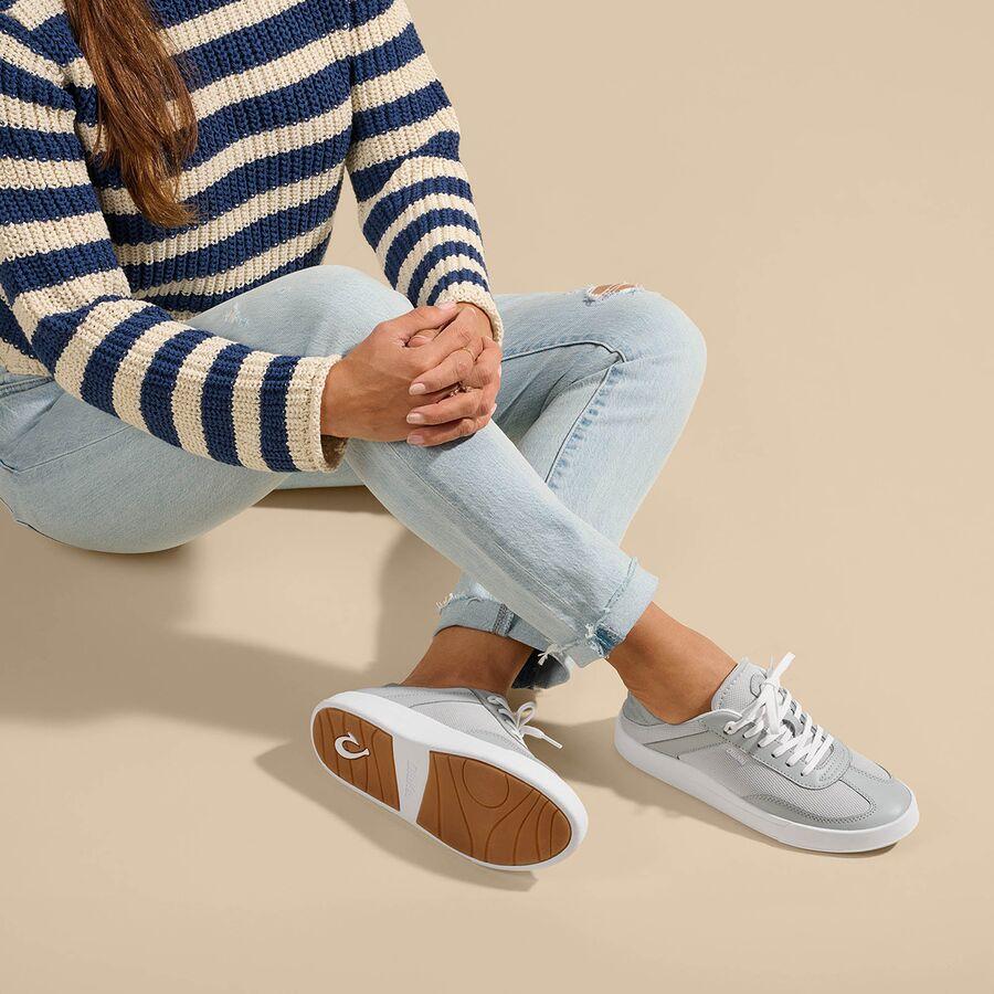 Olukai Ha'upu Hulu Shoe - Women's Cloud Grey/Pale Grey
