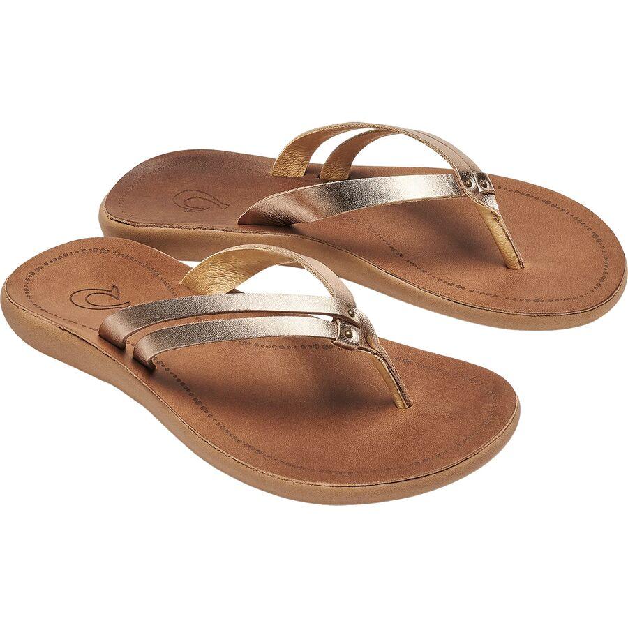 Olukai Kapehe Luana Flip Flop - Women's Bubbly/Sahara