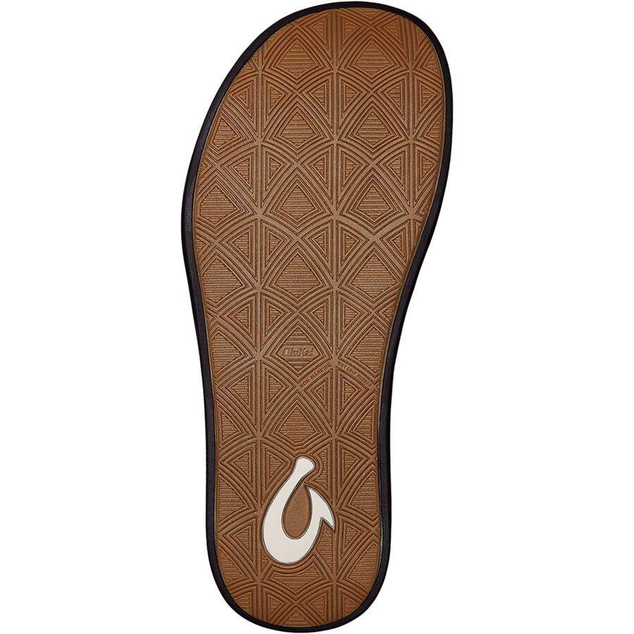 Olukai Maha Flip Flop - Men's Black/Black