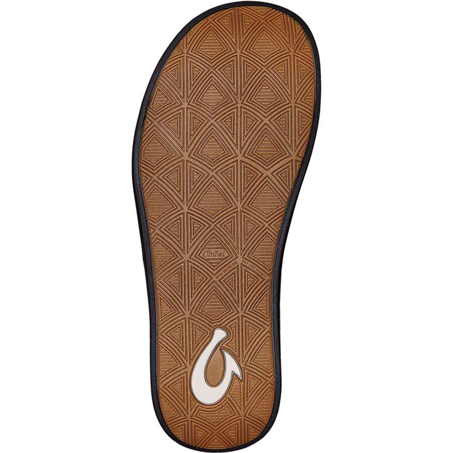 Olukai Maha 'Olu Sandal - Men's Black/Black