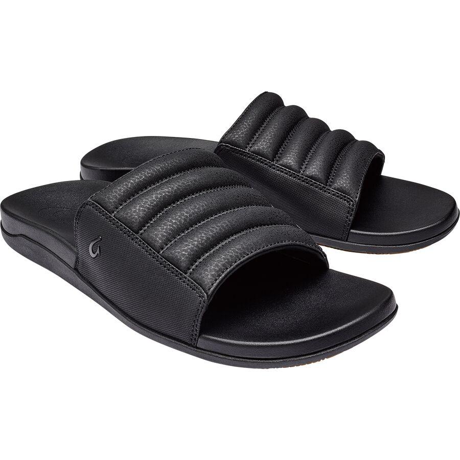 Olukai Maha 'Olu Sandal - Men's Black/Black