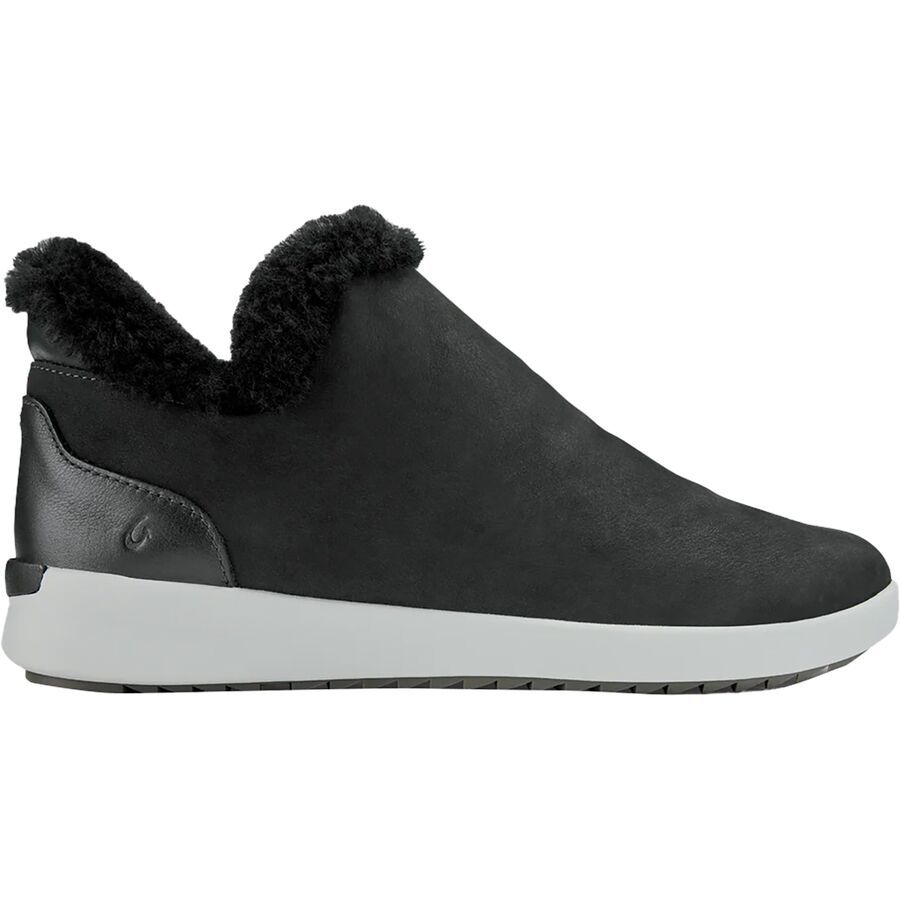 Olukai Malua Hulu Slipper - Women's Onyx/Mist Grey