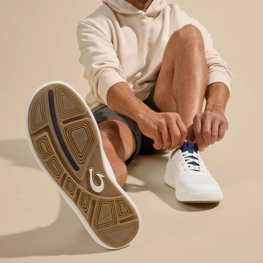 Olukai Moku Pae Shoe - Men's Bright White/Pacifica