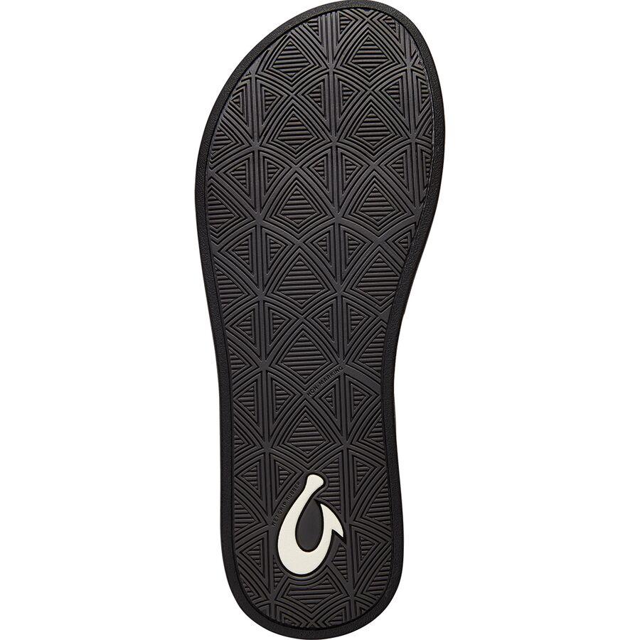 Olukai Puawe Flip Flop - Women's Black/Black