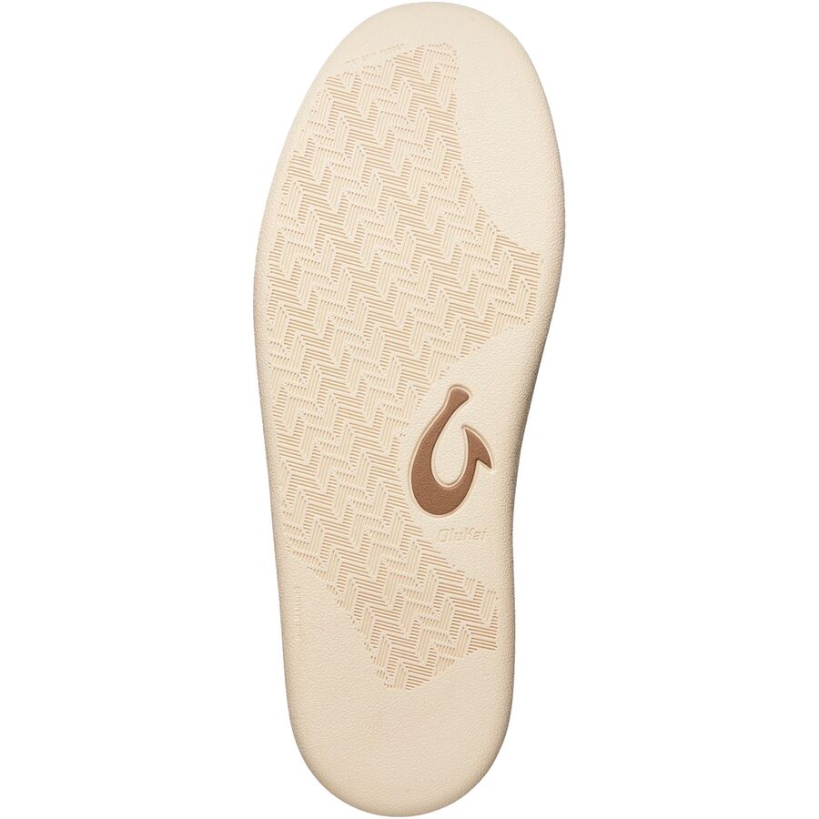 Olukai Punini Shoe - Men's Off White/Molten Orange