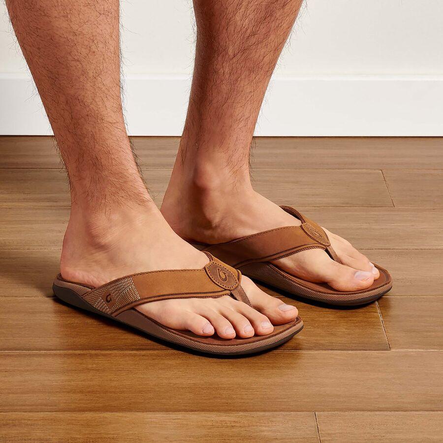 Olukai Tuahine Flip Flop - Men's Toffee/Toffee