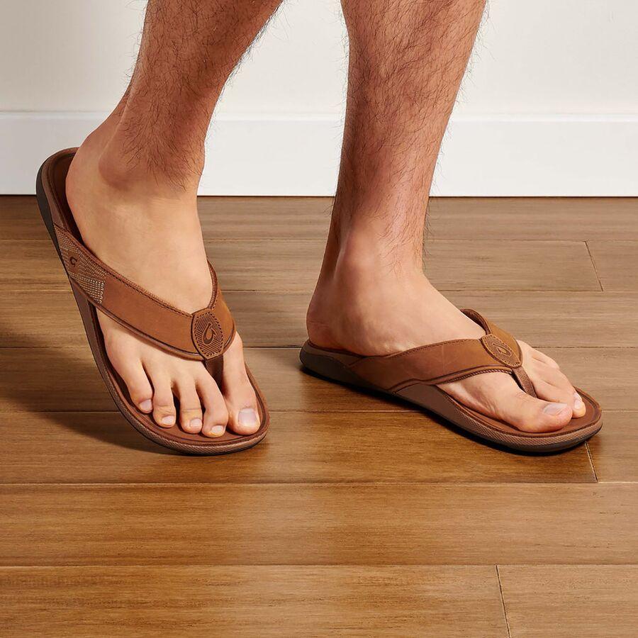 Olukai Tuahine Flip Flop - Men's Toffee/Toffee