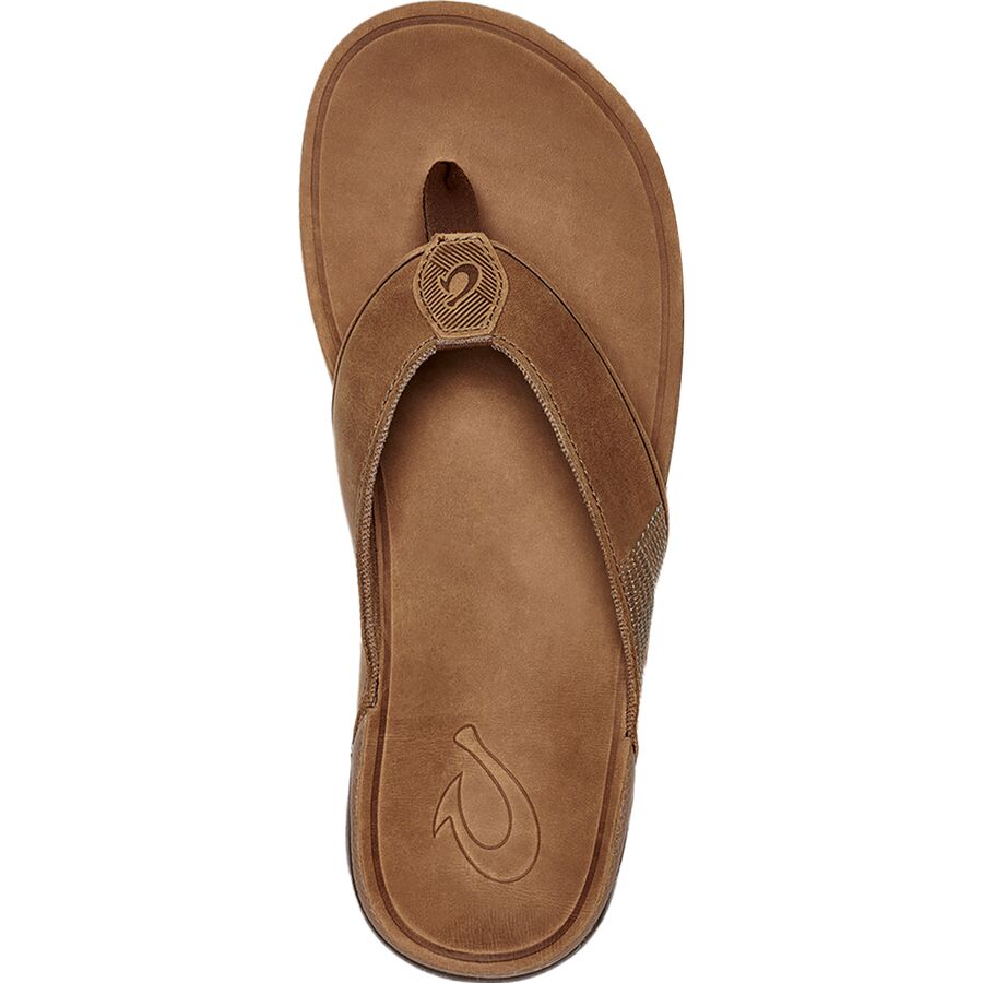 Olukai Tuahine Flip Flop - Men's Toffee/Toffee