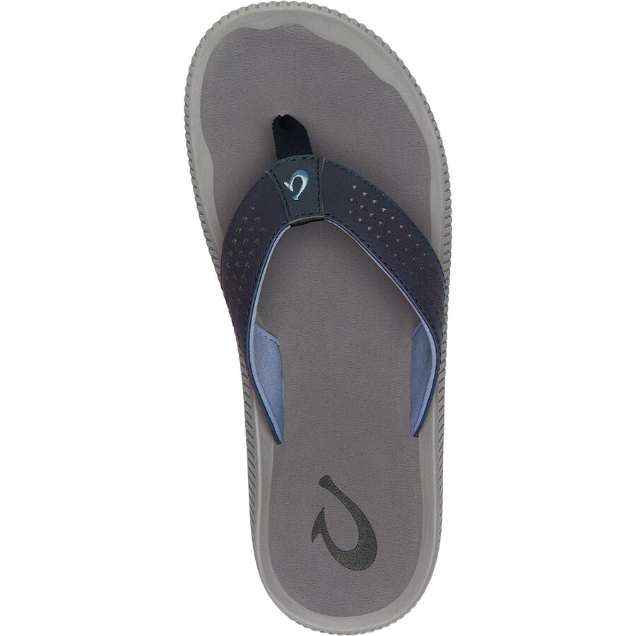 Olukai Ulele Flip Flop - Men's Blue Depth/Charcoal