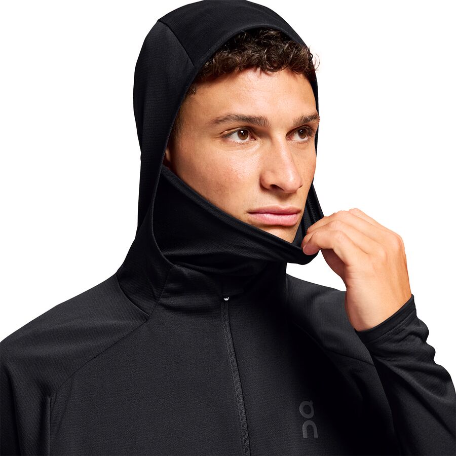 On Running Climate Zip Hoodie - Men's Black