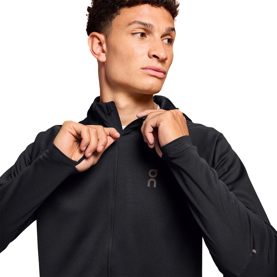 On Running Climate Zip Hoodie - Men's Black
