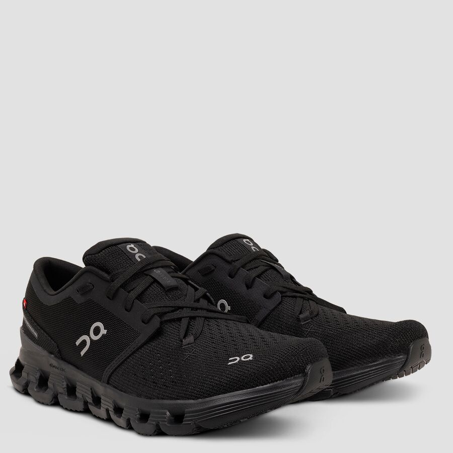 On Running Cloud X 4 Running Shoe - Men's Black/Eclipse