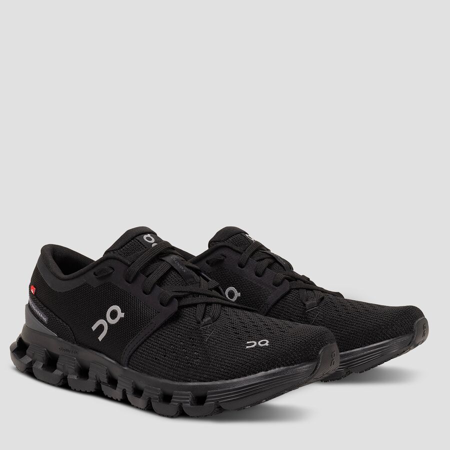 On Running Cloud X 4 Running Shoe - Women's Black/Eclipse