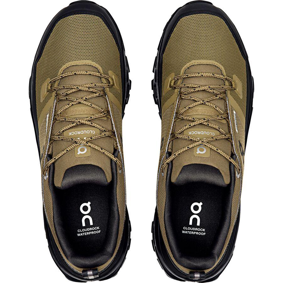 On Running Cloudrock Low Waterproof Hiking Shoe - Men's Hunter/Black