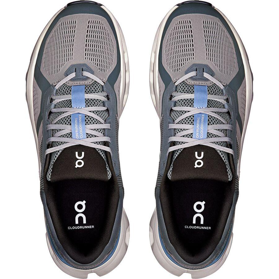 On Running Cloudrunner 2 Shoe - Men's Alloy/Chambray